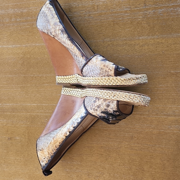 FABULOUS GIUSEPPEZANOTTIOPEN TOE WEDGE SHOES